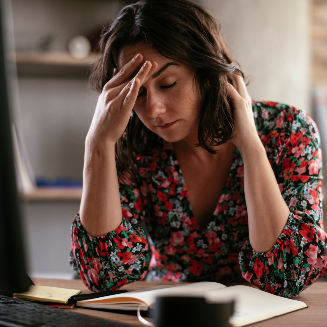 woman feeling tired